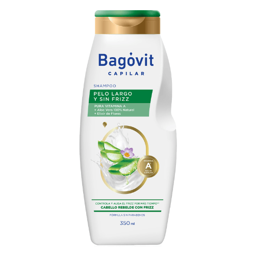 Shampoo Bagovit Pelo Largo Y Sin Frizz 350Ml
