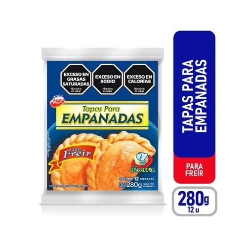 Tapas Para Empanadas Primer Precio Para Freír x 12u