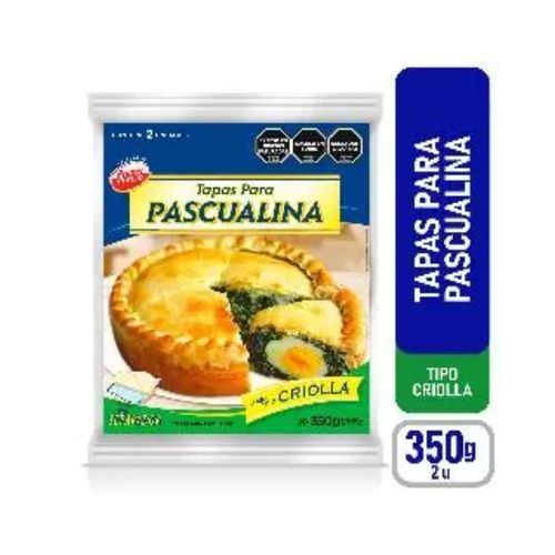Tapas de Pascualina Primer Precio Criollas x 2UN x 115g