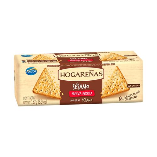 Galletitas Hogareñas Sésamo 167g