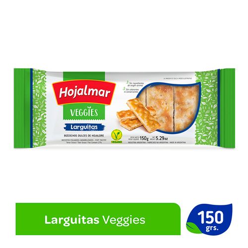 Larguitas Hojalmar Veggies 150g