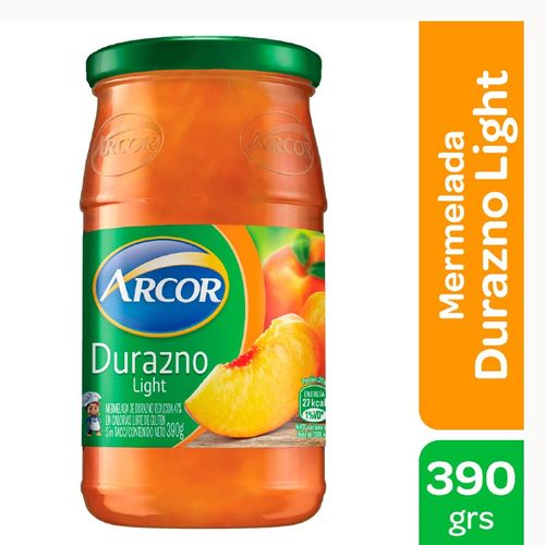 Mermelada Arcor Light Durazno+Fruta 390g