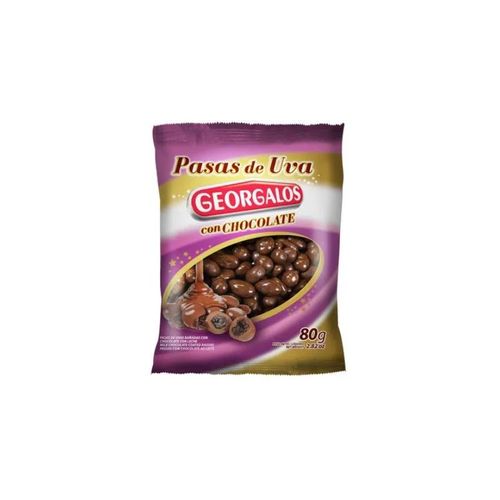 Pasas de Uva Georgalos Con Chocolate 80g