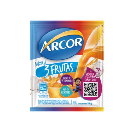 Jugo en Polvo Arcor Sabor 3 Frutas