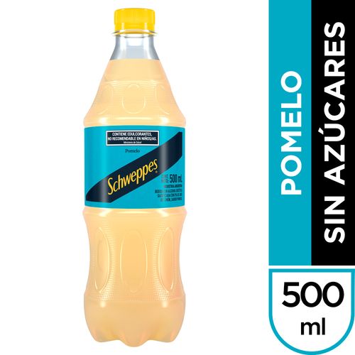 Gaseosa Schweppes Pomelo Sin Azúcar 500ml