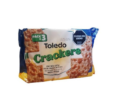 Galletitas Toledo Crackers Light Pack x 3