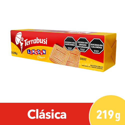 Galletitas Lincoln De Vainilla 219g