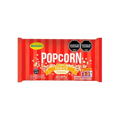 Popcorn Marloms Dulce 87g