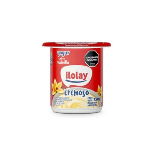 Yogur Ilolay Cremoso Entero Vainilla 120g