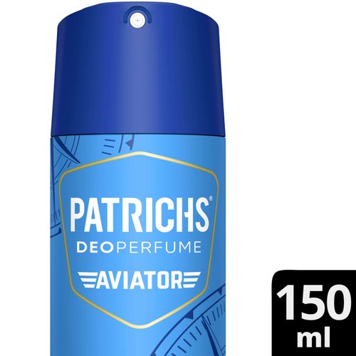 Desodorante Patrichs Aerosol Aviator 150ML