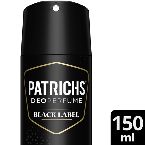 Desodorante Patrichs Aerosol Black Label 150ML