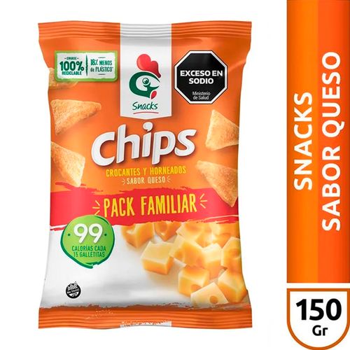 Chips Gallo Snack Sabor Queso 150g