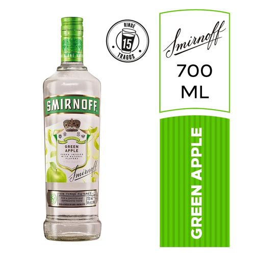 Vodka Smirnoff Green Apple 700ml