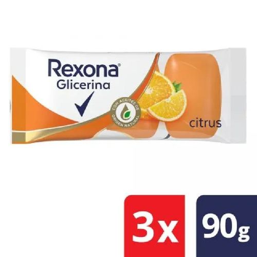 Jabon Rexona Glicerina Citrus 270GR