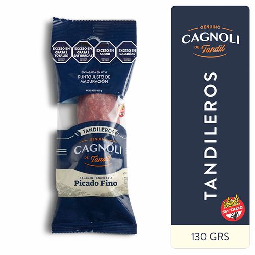 Salamín Cagnoli Picado Fino 130g