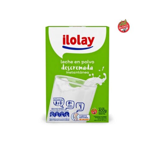 Leche Ilolay En Polvo Descremada 400g