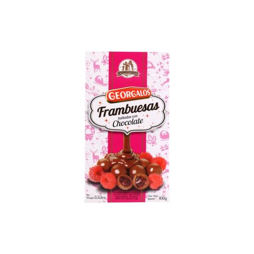 Frambuesas Georgalos Bañadas en Chocolate 100g