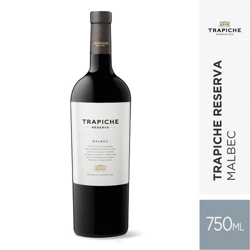 Vino Trapiche Reserva Tinto Malbec 750ml