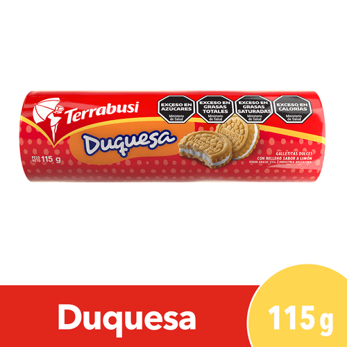 Galletitas Duquesas Terrabusi Rellenas con Crema 115g
