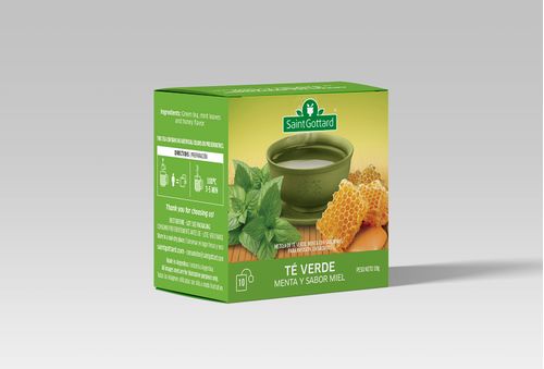 Té Matcha Menta y Limón Saint Gottard x 10Un