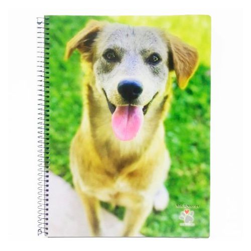 Cuaderno America Perros Rayado 21x29Cm 80Hojas