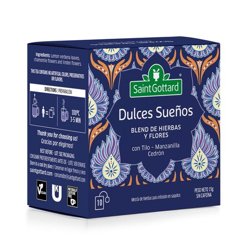 Té Dulces Sueños Saint Gottard x 10u