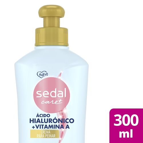 Crema Para Peinar Sedal Con Ácido Hialurónico Y Vitamina A 300ml
