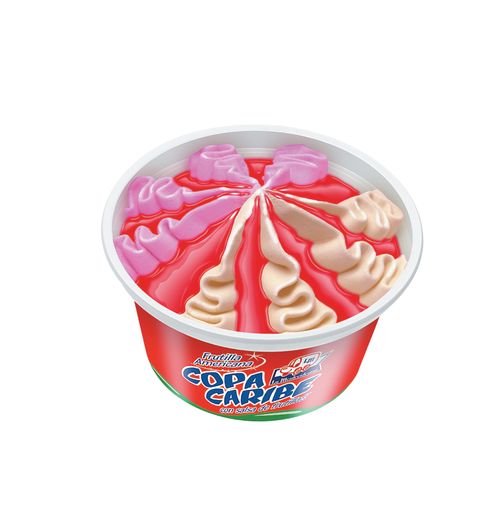 Copa Caribe Frutilla y Americana La Montevideana 120g