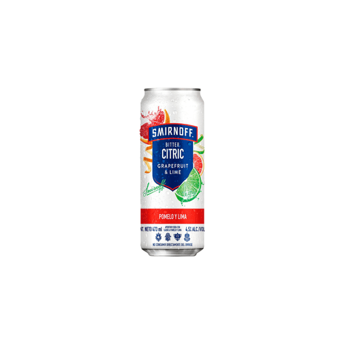 Vodka Smirnoff Grapefruit & Lime 473ml
