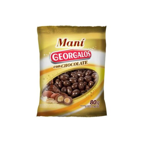Maní Georgalos C/Chocolate 80g