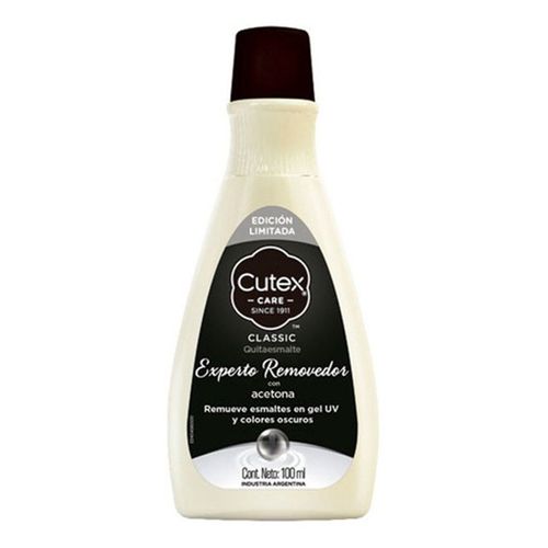 Quitaesmalte Cutex Experto Removedor 100Ml