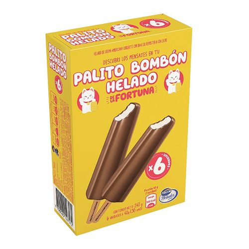 Helado Palito Bombón Arcor x 6u Caja 240g