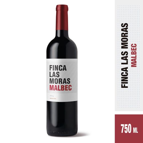 Vino Finca las Moras Fino Tinto Malbec 750ml