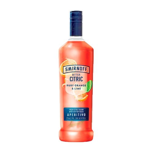 Vodka Orange Lime Smirnoff 700ml