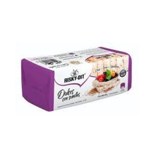 Galletas de Arroz Risky-Di Cuadradas Dulces C/Semillas 100g