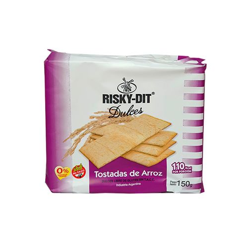 Tostadas de Arroz Risky-Dit Dulce 150g