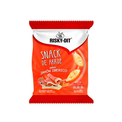 Snack De Arroz Risky-Dit Jamón 50g