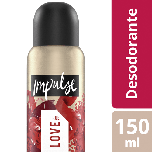 Desodorante Impulse Aerosol True Love 98GR