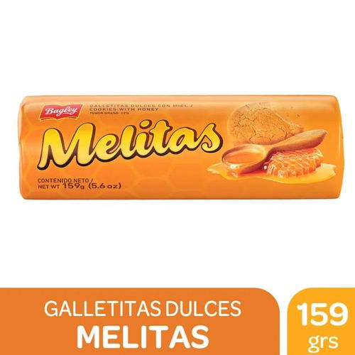 Galletitas Melitas Dulces Con Miel 159g