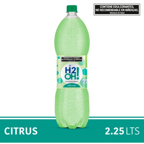 Agua Saborizada H2oH! Sabor Citrus 2,25L