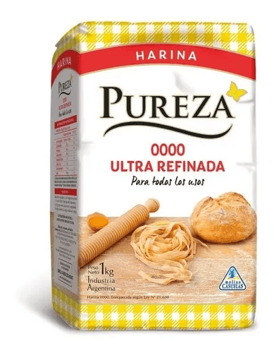 Harina 0000 Ultra Refinada Pureza 1kg