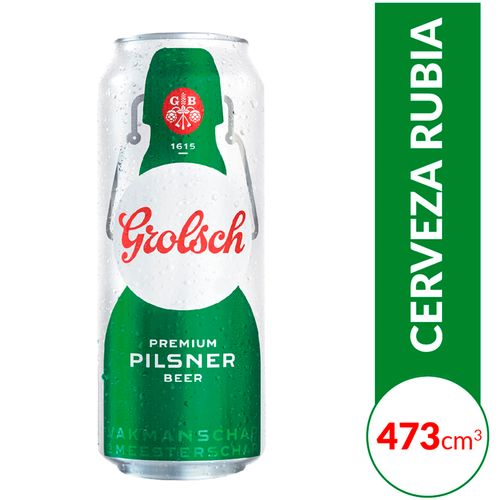 Cerveza Grolsch Rubia Premium 473ml