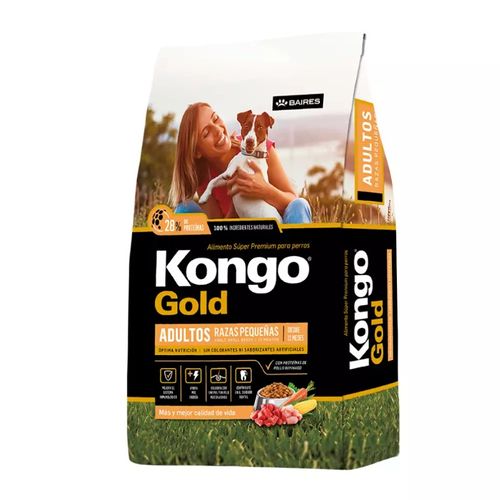 Alimento Kongo Gold Para Perros Adultos Gold 15Kg
