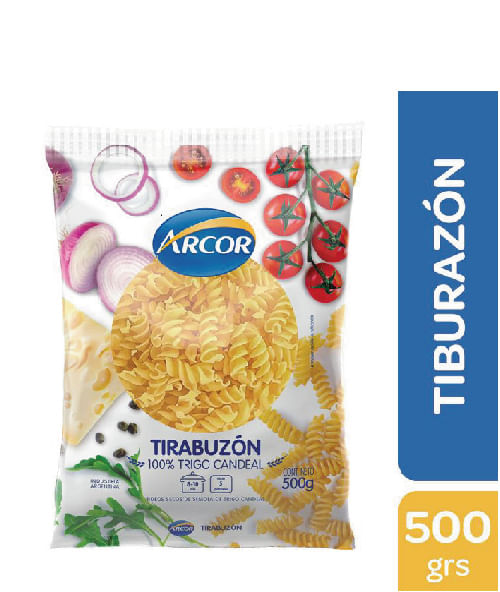 Fideos Arcor Tirabuzón 500g