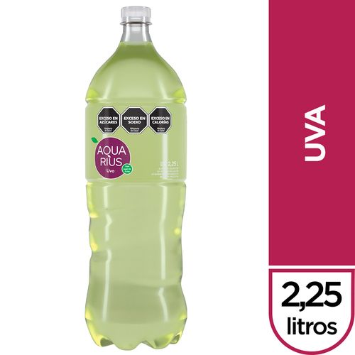 Agua Saborizada Aquarius Uva 2,25L