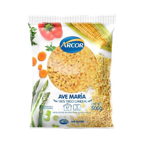 Fideos Arcor Ave María 500g