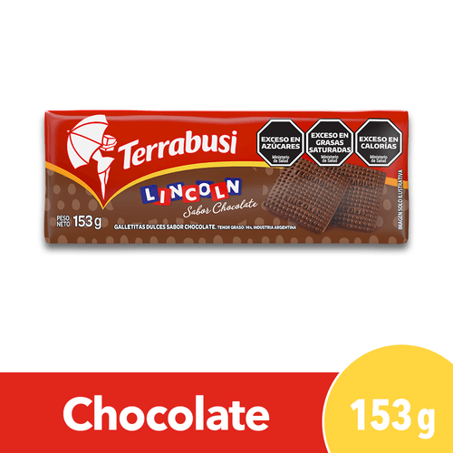 Galletitas Lincoln de Chocolate 153g
