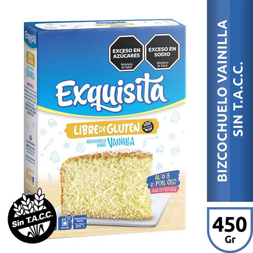 Bizcochuelo Vainilla Sin Tacc