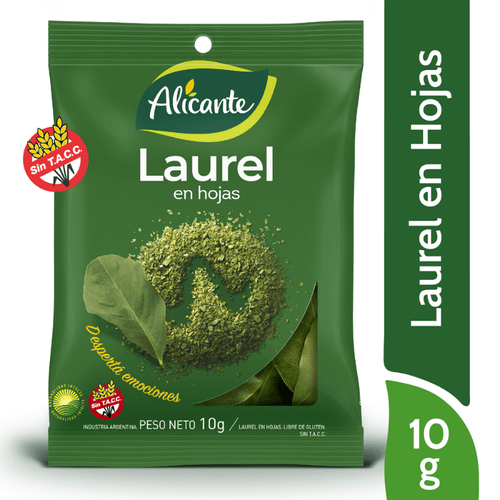 Laurel Alicante En Hoja Sin Tacc 10g