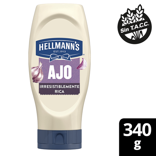 Aderezo Hellmann's Ajo 340g
